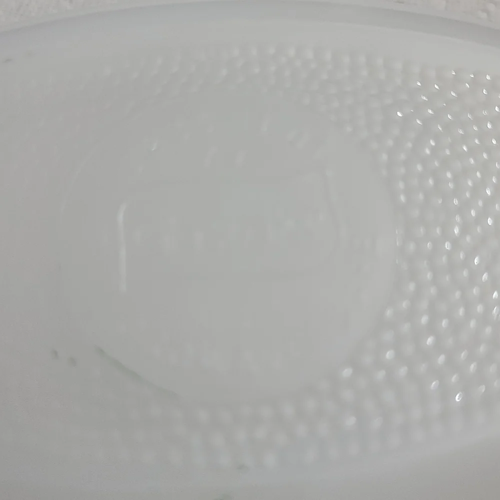 Glasbake Ovenware Bowl Design White Serving Bowl Oval Currier & Ives